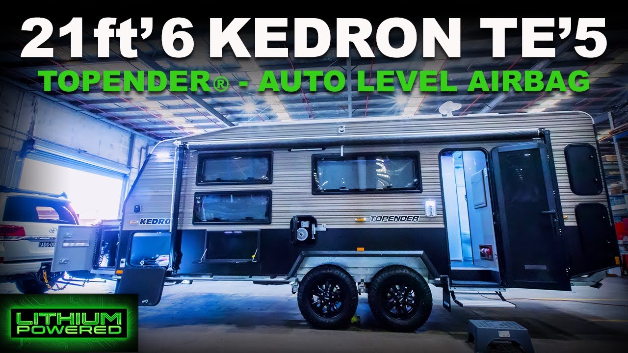 2019 KEDRON® 'TOPENDER®' - AUTO-LEVEL AIRBAG - LITHIUM POWERED - 21ft'6 OFFROAD CARAVAN