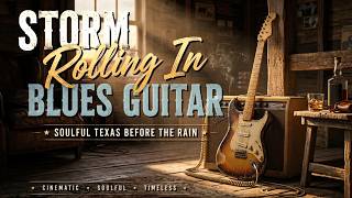 Storm Rolling in Blues Guitar – Soulful Texas Rainy Vibes | Harmony of Soul