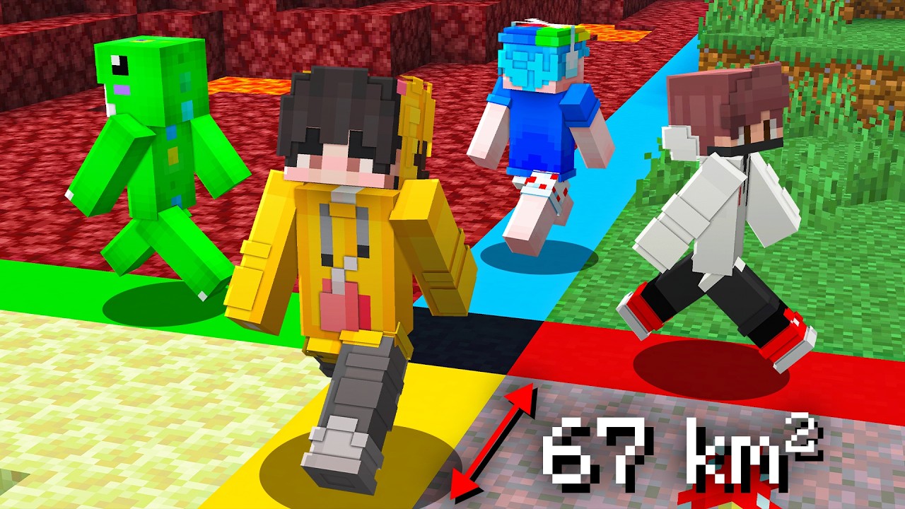 Minecraft pero si DEJAS de CAMINAR MUERES