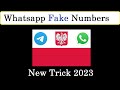 How to Create fake Whatsapp account | Get second number for whatsapp 2023