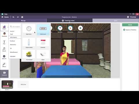 Software to create VR modules in Rural Healthcare