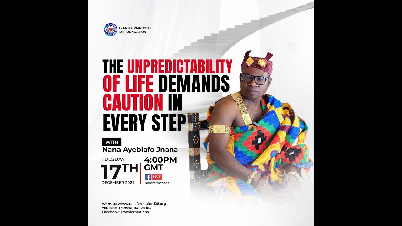 THE UNPREDICTABLE NATURE OF LIFE IN GENERAL DEMANDS CAUTION IN EVERY STEP AHEAD JNANA SPEAKS