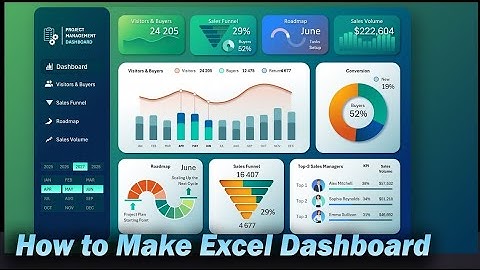 How to Create a Beautiful Excel Dashboard for Sales Project Management