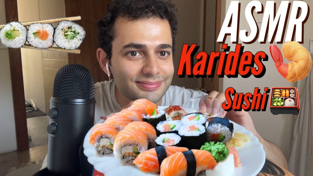 NEE 🍤🍱 SUSHI MUKBANG ASMR TÜRKÇE | YEMEK ASMR | EATING SOUNDS | MOUTH SOUNDS TÜRKÇE ASMR