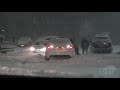 12-1-2019 Albany, NY - Heavy Snow has led to Multiple People Stuck, City Busses Stuck, Plows Stuck