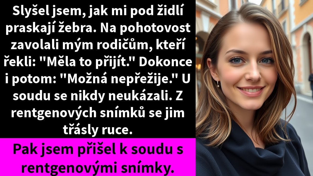 Na Den díkůvzdání mi moje vlastní sestra vrazila dřevěnou jídelní židli do hrudníku tak silně, že mi praskla žebra a zkolabovala plíce. Ležela jsem na podlaze a nemohla dýchat, když můj otec místo...