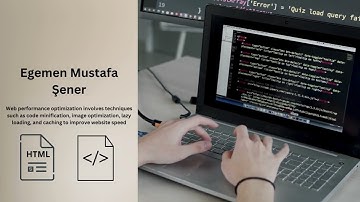 Web Performance Optimization | Egemen Mustafa Şener