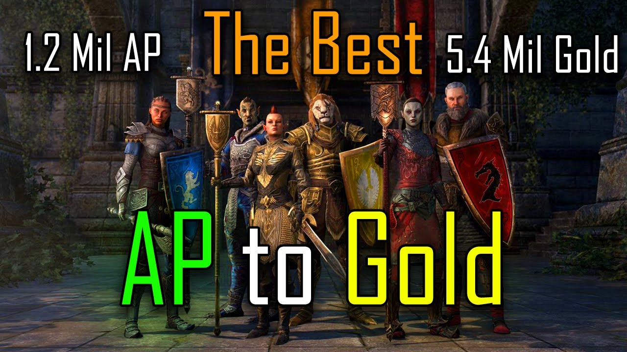 ESO AP to GOLD 2023 Elder Scrolls Online ESO Gold Method