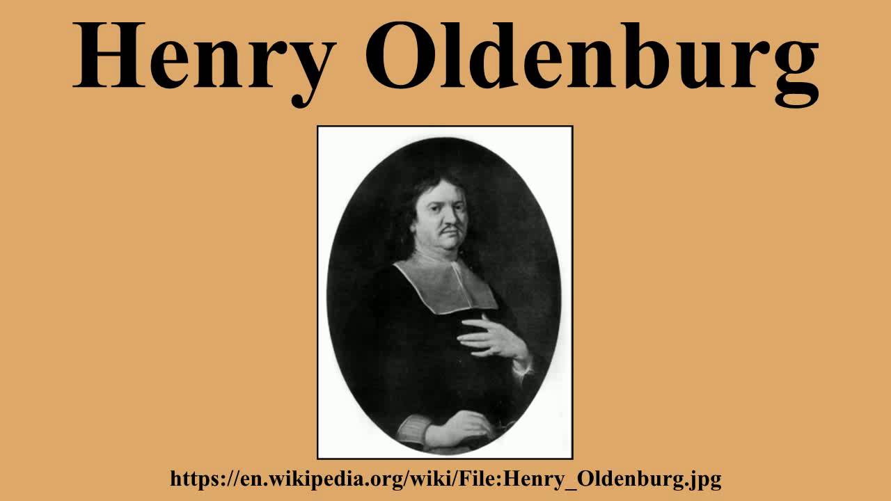 Henry Oldenburg