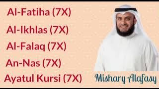 7X Al Fatiha,7X Al Ikhlas, 7X Al Falaq,7X Al Nas, 7X Ayatul kursi | evil eye,jinn,magic,shirk.