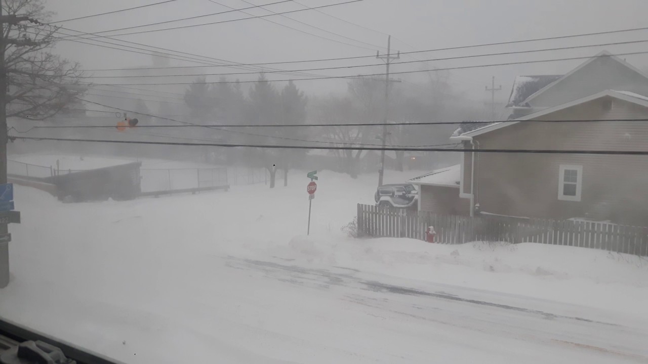 Halifax, CA. Snowstorm 2017 YouTube