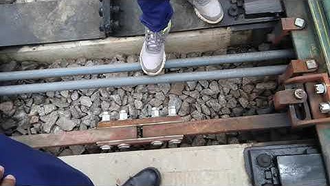 Point Machine Railway. Thick way switch point machine