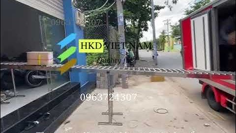 Băng tải con lăn hàng đông lạnh, thang trượt con lăn inox, cầu lăn hàng đông lạnh / 0963724307
