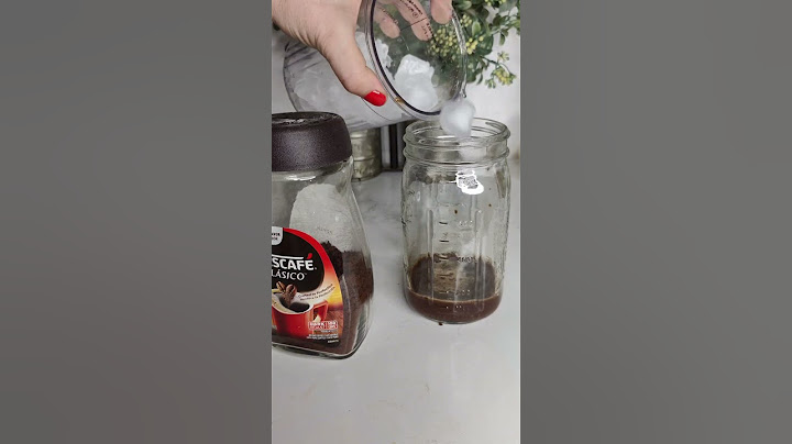 How to make iced coffee using the Nescafe Clasico instant coffee.