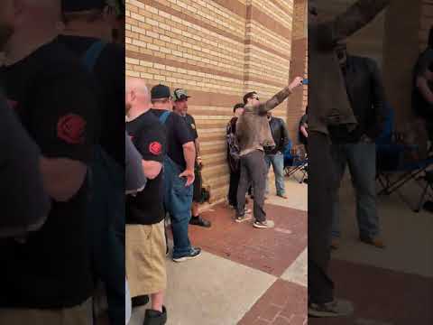 This blade show line is fun!  