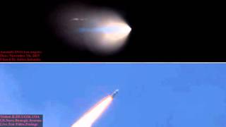 UFO Filmed Over Los Angeles 11-7-2015 Compared To An Actual Trident II D5 Missile