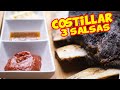 COSTILLAS ASADAS super FÁCIL y 3 SALSAS para CARNE nivel PRINCIPANTE!!!