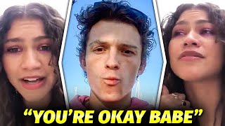 &quot;It&#39;s Okay Babe&quot; Tom Holland Helps Zendaya with Her Anxiety