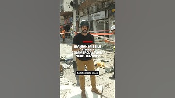 Iranian missile strikes commercial area near Tel Aviv