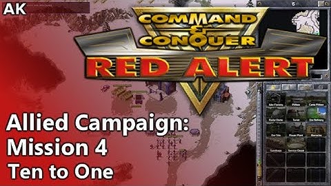 Command & Conquer: Red Alert - Allied Campaign, Mission 4: Ten to One