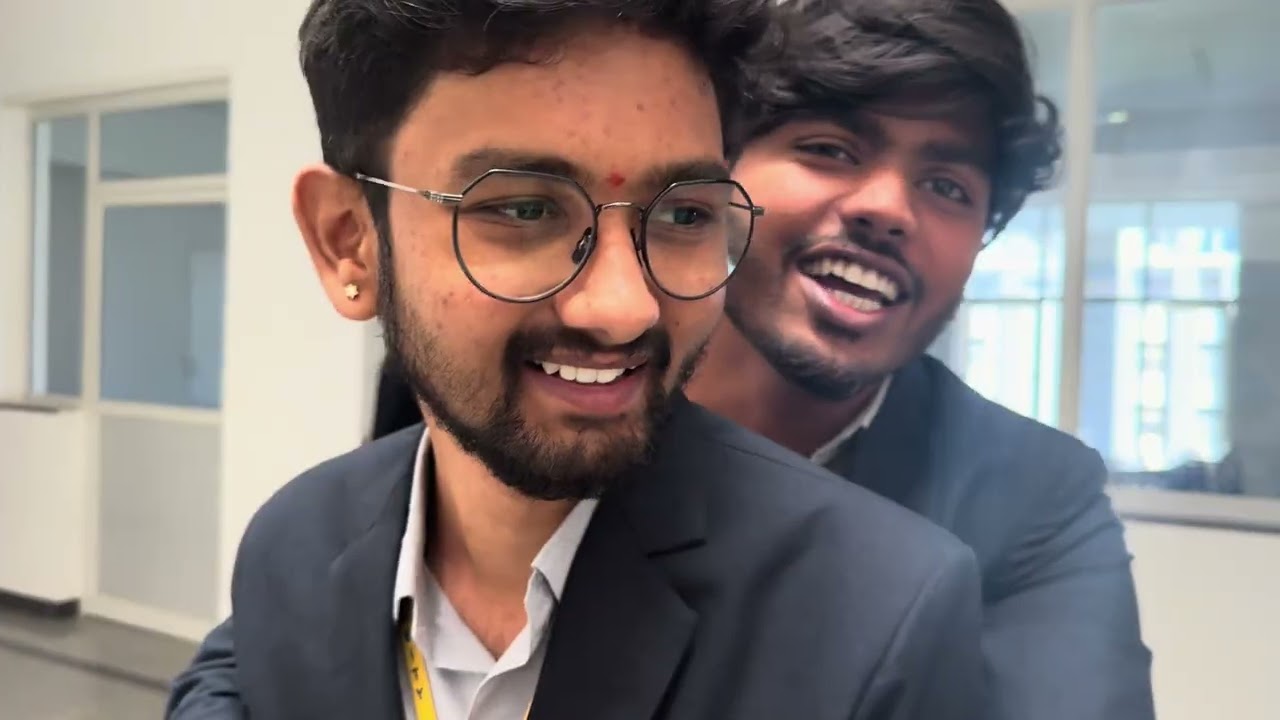 Our 2nd Vlog!!👀😌😮‍💨in Reva University ❤️