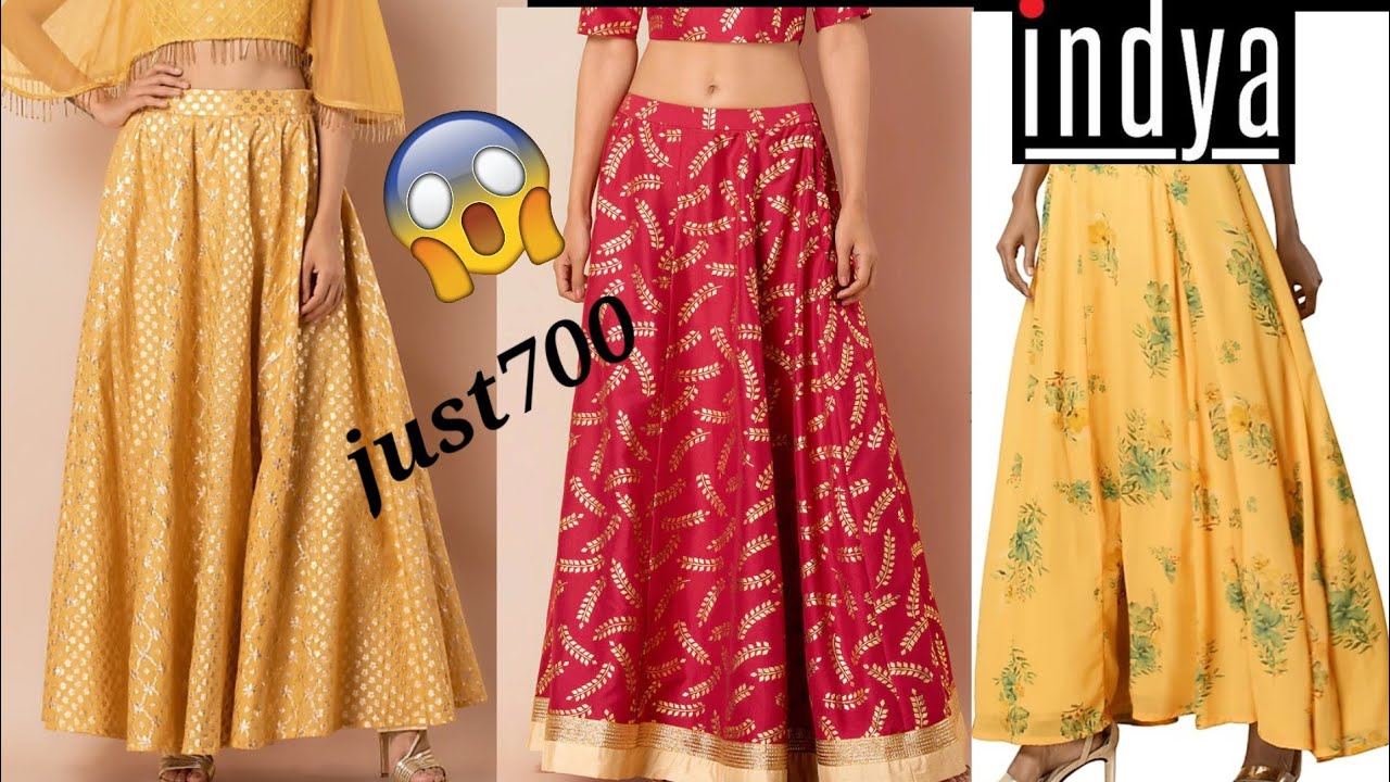 INDYA latest collection, DIWALI sale, indya skirt haul, indya skirt review, indya shopping haul,