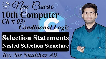Nested Selection Structure in C Programming in Hindi/Urdu | 10th Computer Chapter 3