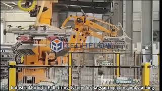 Industrial Palletizing Robots for Bags stacking | TECHFLOW Robotic Palletizing Solutions