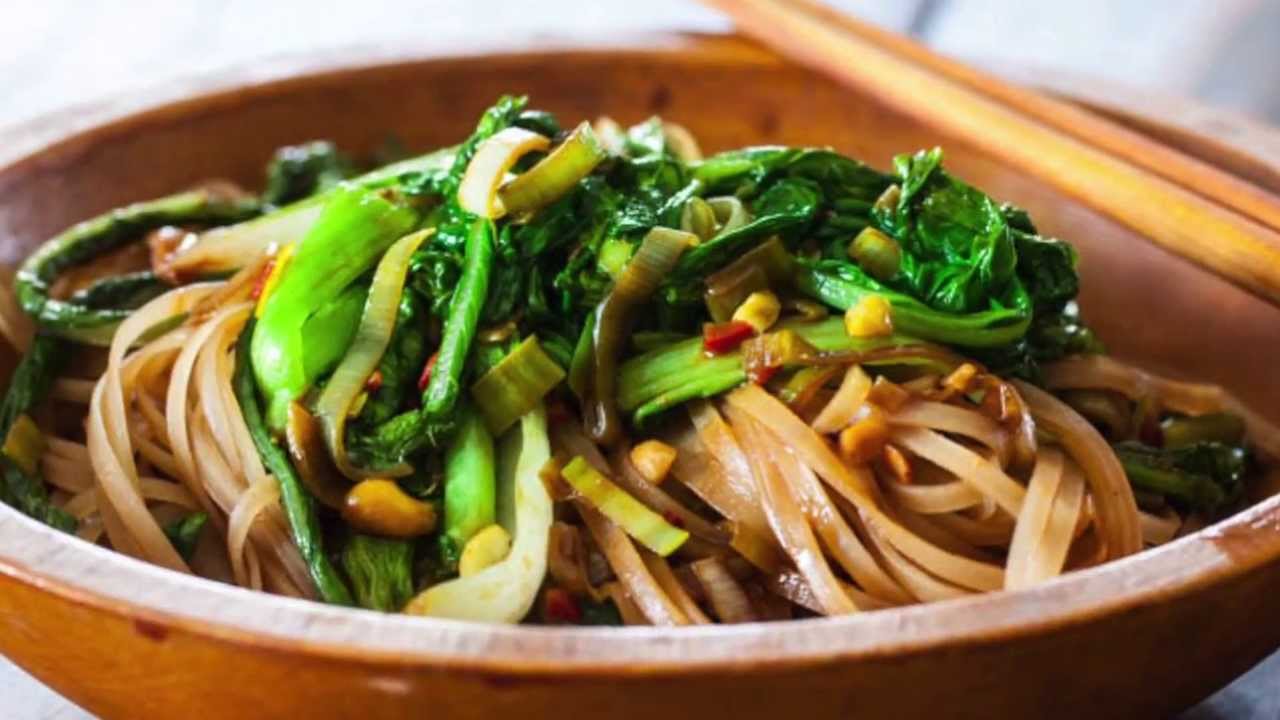 Satay Noodles and Greens Recipe YouTube