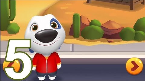 Talking Tom Gold Run - Gameplay Walkthrough Part 5 level-5 (iOS, Android)