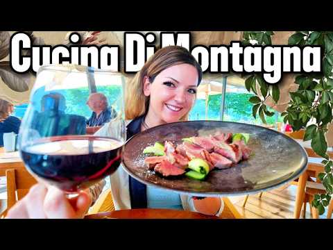 a pranzo in un'OSTERIA sulle MONTAGNE della TOSCANA
