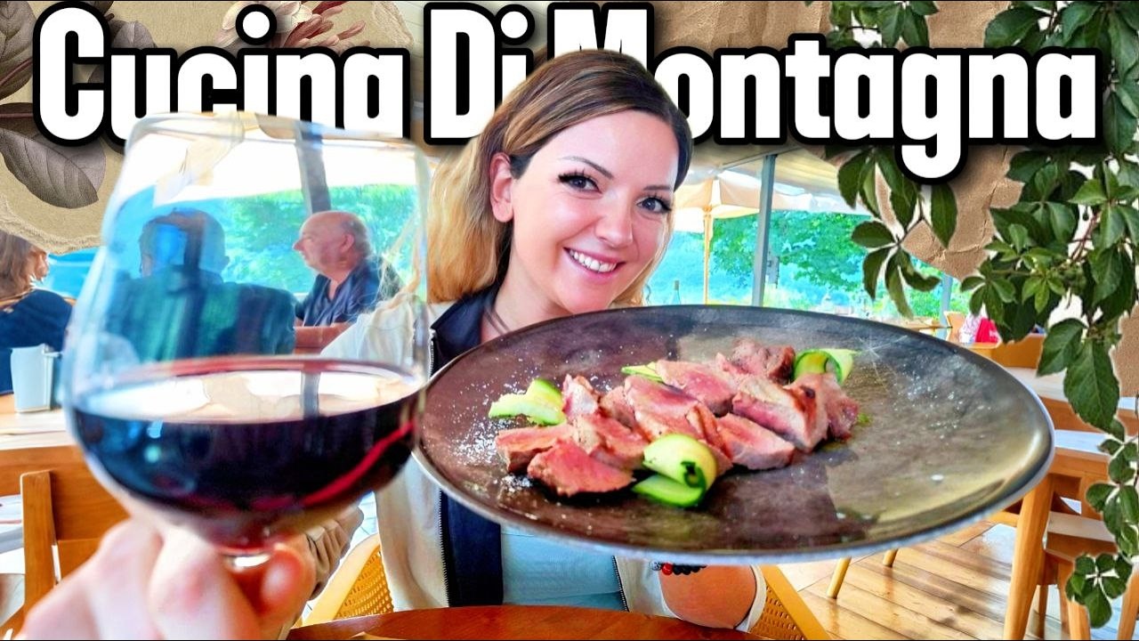 a pranzo in un'OSTERIA sulle MONTAGNE della TOSCANA