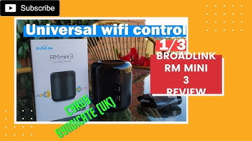 Broadlink RM Mini 3 smart home hub review unboxing ,and specification