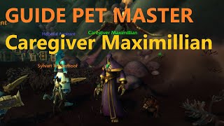 World Of Warcraft Shadowlands, Pet Master Caregiver Maximillian Guide, Maldraxxus screenshot 4