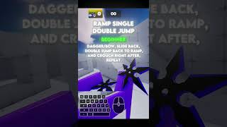 DOUBLE JUMP TUTORIAL #robloxrivals
