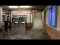 NYC subway invaded by severe flooding !!!