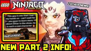 New Part 2 Zilvar Info 🐯 (And Other News) Ninjago Dragons Rising Season 4 Part 2 News