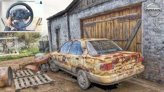 Forza Horizon 5 Rebuilding Nissan Tsuru ( steering wheel gameplay )