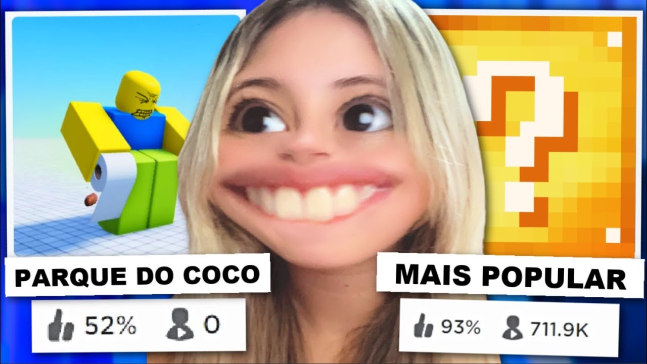 Fui do PIOR ao MELHOR JOGO do Roblox!