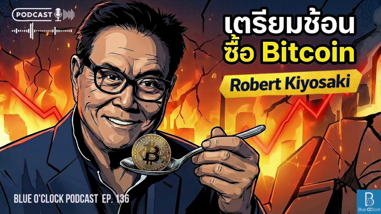 ⁣"ช้อน" Bitcoin แบบ Robert Kiyosaki | Blue O'Clock Podcast EP. 136
