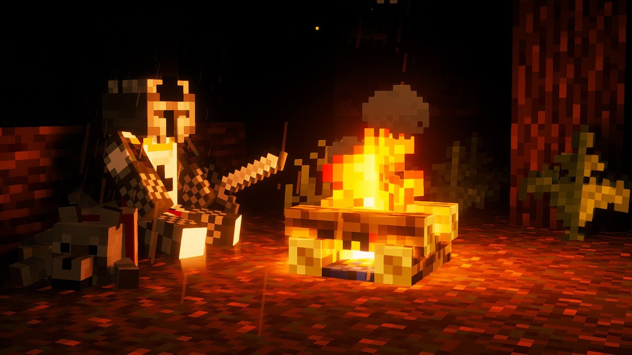 maybe in another life (minecraft music & campfire ambiance)