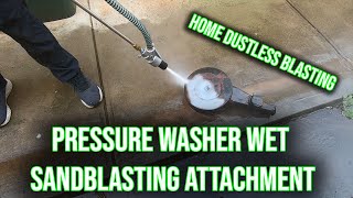 Pressure Washer Sandblaster Attachment (Dustless Blasting)