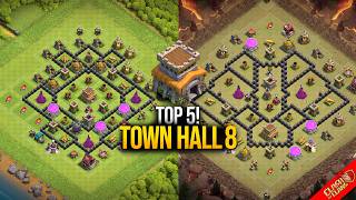 TOP 5! Town Hall 8 (Th8) Base Layout + Copy Link 2026 | Clash of Clans
