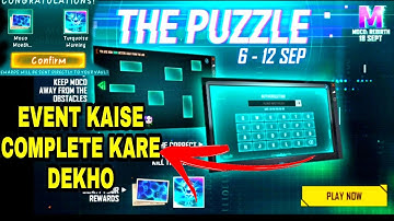 Have You Finished This MOCO REBIRTH PUZZLE Event Free Fire 😍#FreeFire #GamerJyoti