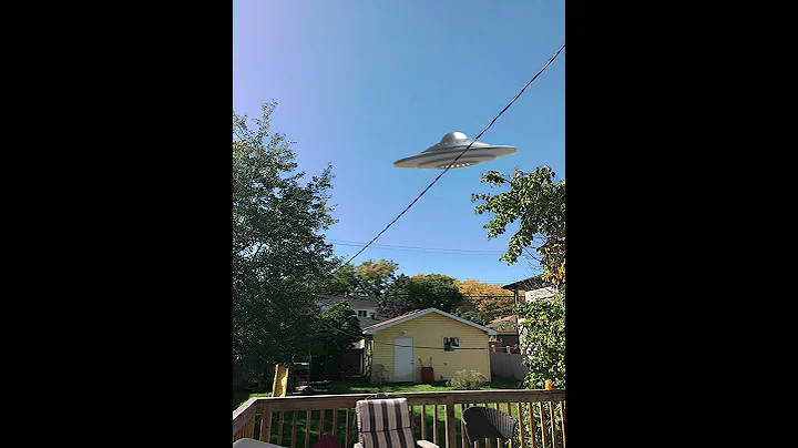 UFO over Susan Cline's backyard.