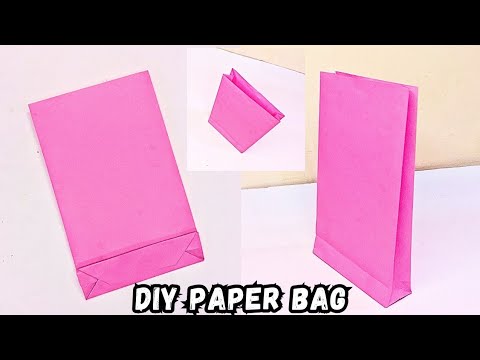 how to make a paper bag | doy origami paper bag for gifts | easy paper ...