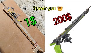 Spear gun 1$ ?✅| how to make a fishing gun
