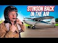 Stinson 108 is back in the air. GMBCo back on the air!