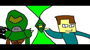 Steve Vs Doom Slayer