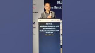 Alessio Fenu (Aquafin): “Managing water re-use in fast growing megacities” at IWA Chennai 2023